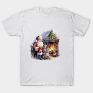 Santa Claus Christmas Morning T-Shirt